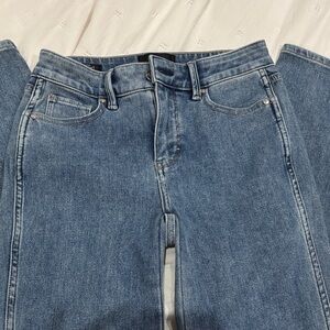 White House Black Market High-Rise Blue Jeans